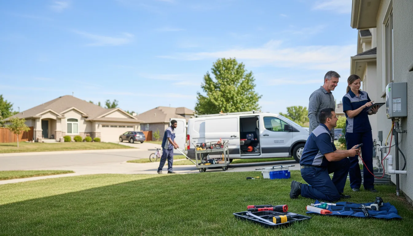 Tankless water heater service in Kirvin, TX